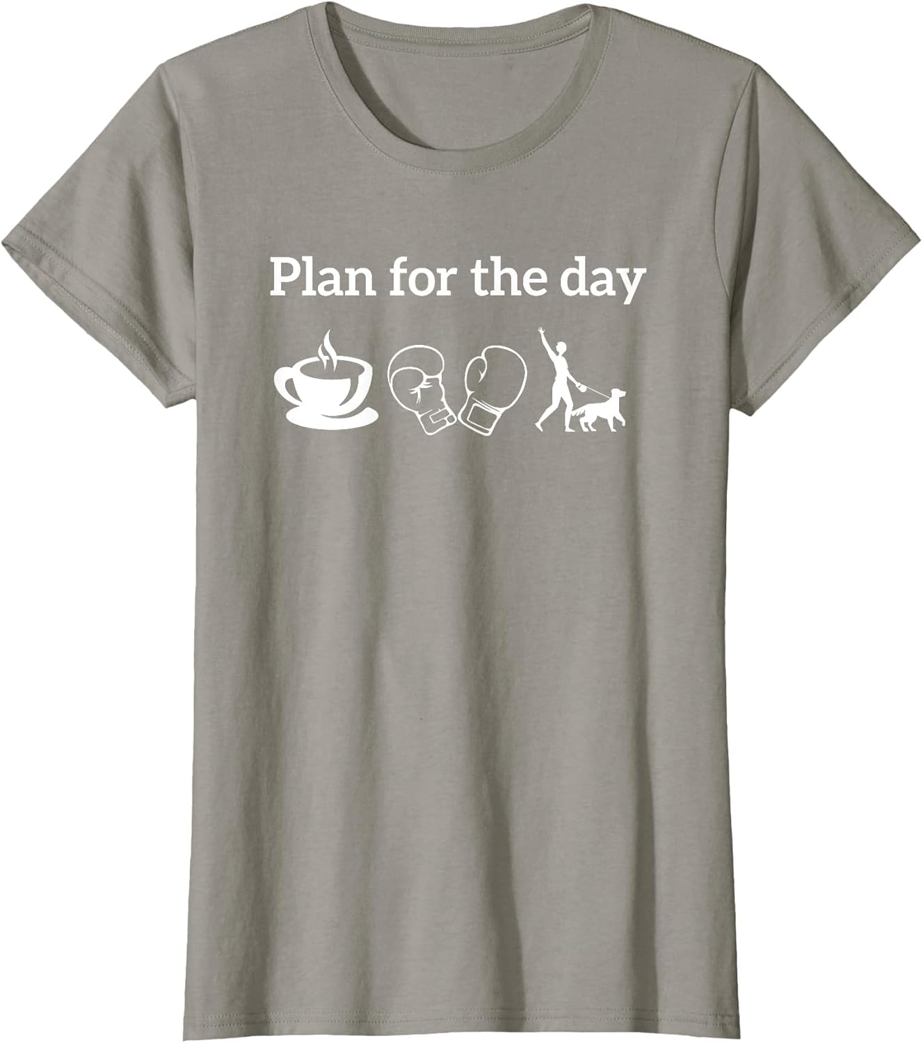 Boxing Players Boxer Shirt Plan for The Day Coffee Dogs