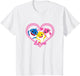 Baby Shark Family Love Pink Hearts