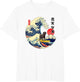 Black Labrador Japanese Kanagawa Wave Surf Loyal Dog