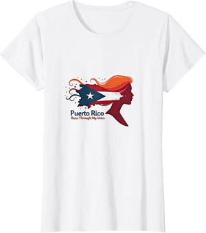 Puerto Rico Runs Through My Veins Flag Heritage Pride