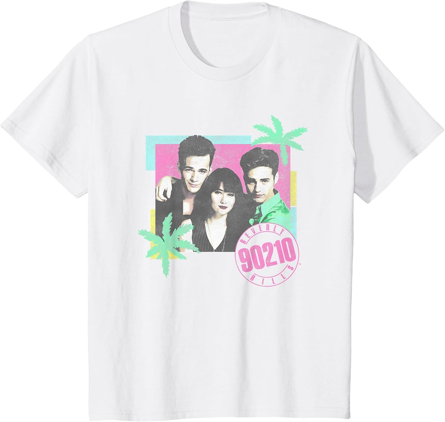 Beverly Hills 90210 Group Shot Retro Square Portrait