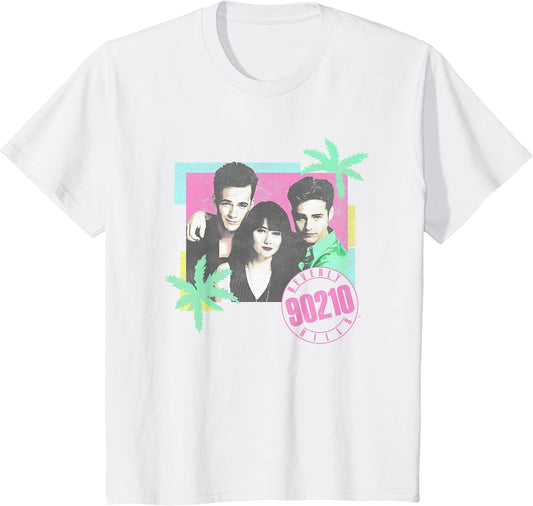 Beverly Hills 90210 Group Shot Retro Square Portrait