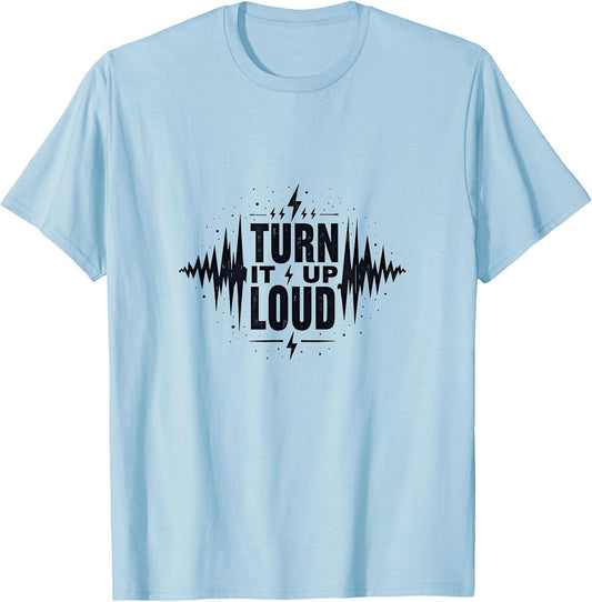Turn It Up Loud Boom Box Music Design