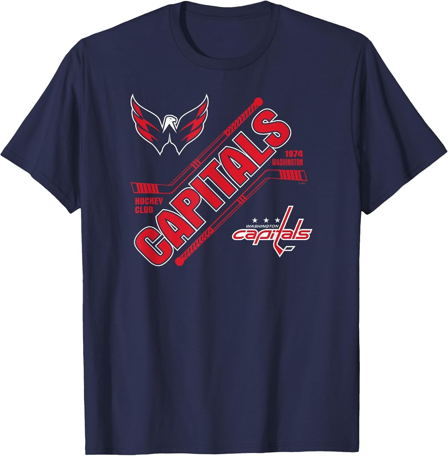 Washington Capitals Force Navy Blue Officially Licensed