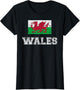 Wales Flag Vintage I Men Women Kids