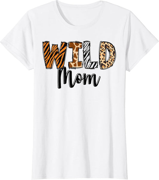 Wild Mom Zoo Born Two Be Wild B-Day Safari Jungle Animal