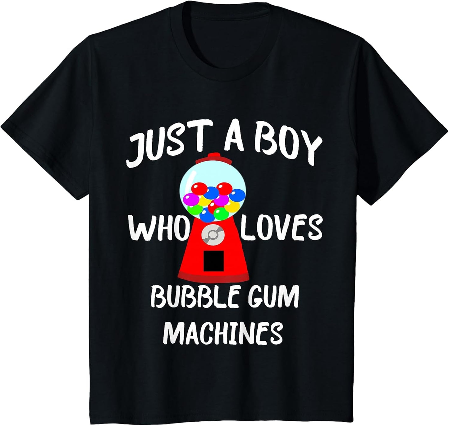 Just A Boy Who Loves Bubble Gum Machines Gumball