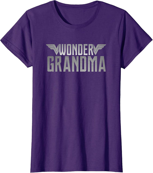 Funny Grandmother Superhero T Shirt - Wonder Grandma