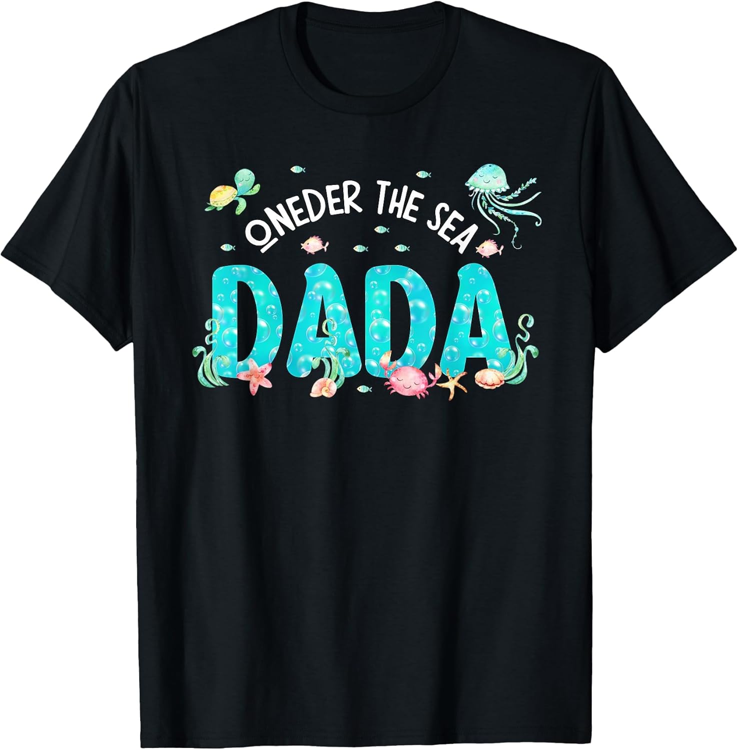 Under Sea Dada Birthday Girl Boy Matching Family Party