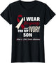 I Wear Burgundy & Ivory for My Son Head & Neck Cancer
