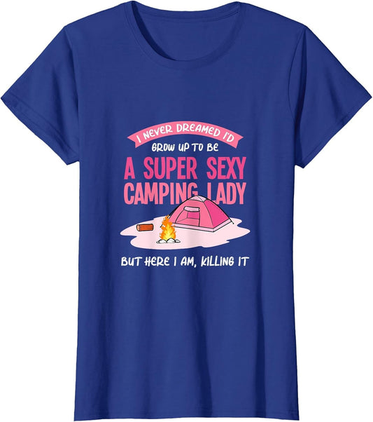 Camping Lady Accessories Encampment Woman Wife Tent Tenting