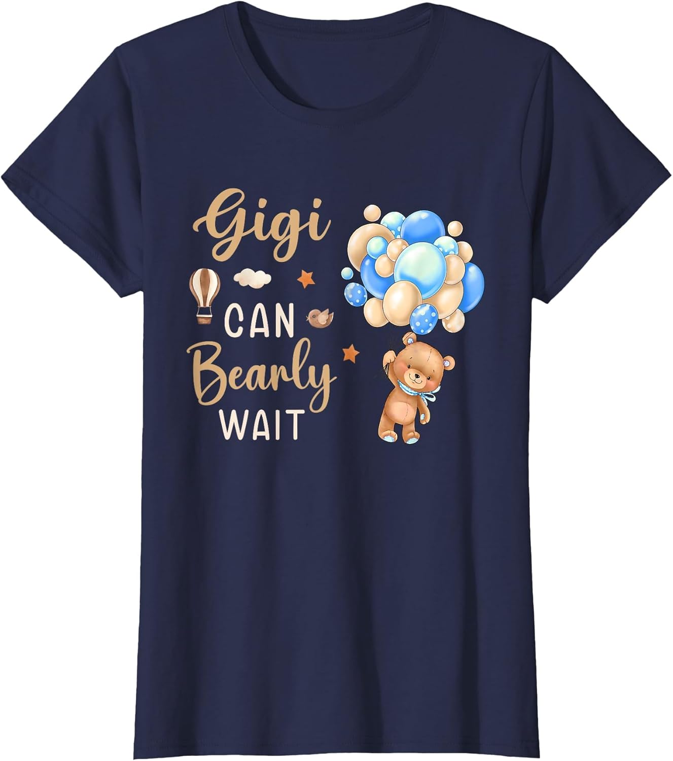 Gigi Can Bearly Wait Bear Gender Neutral Boy Baby Shower