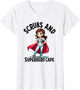 Scrubs and Superhero Cape Nurse Hero Design