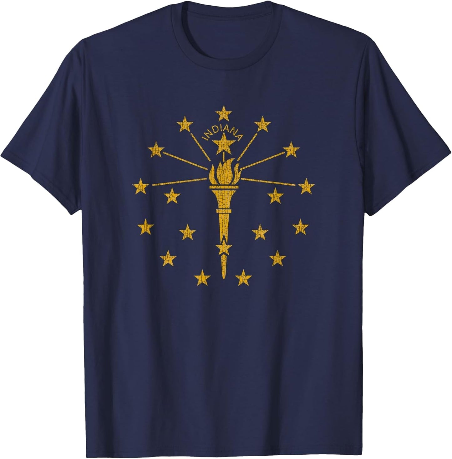 Indiana State Flag Graphic T Shirt