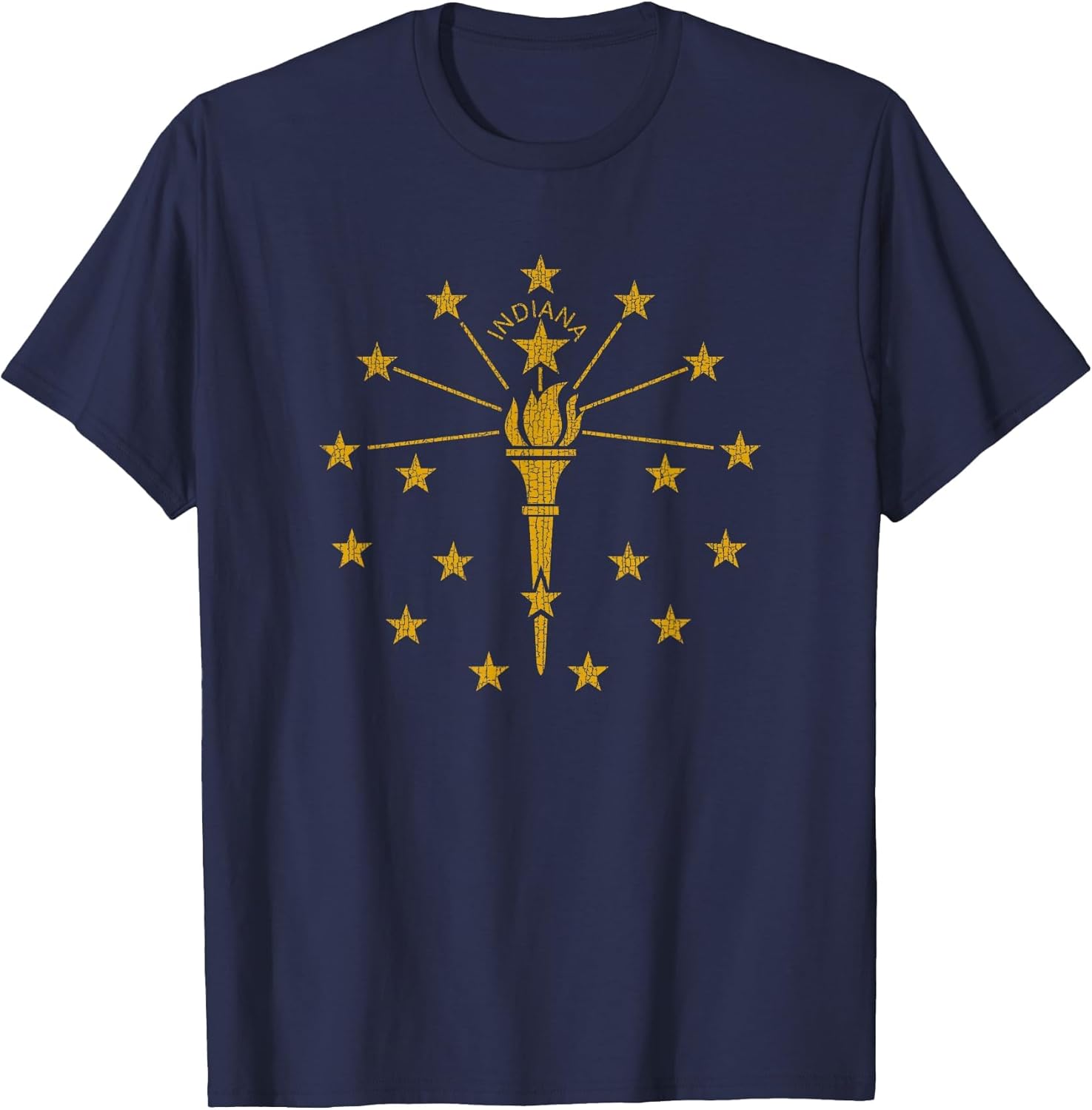 Indiana State Flag Graphic T Shirt