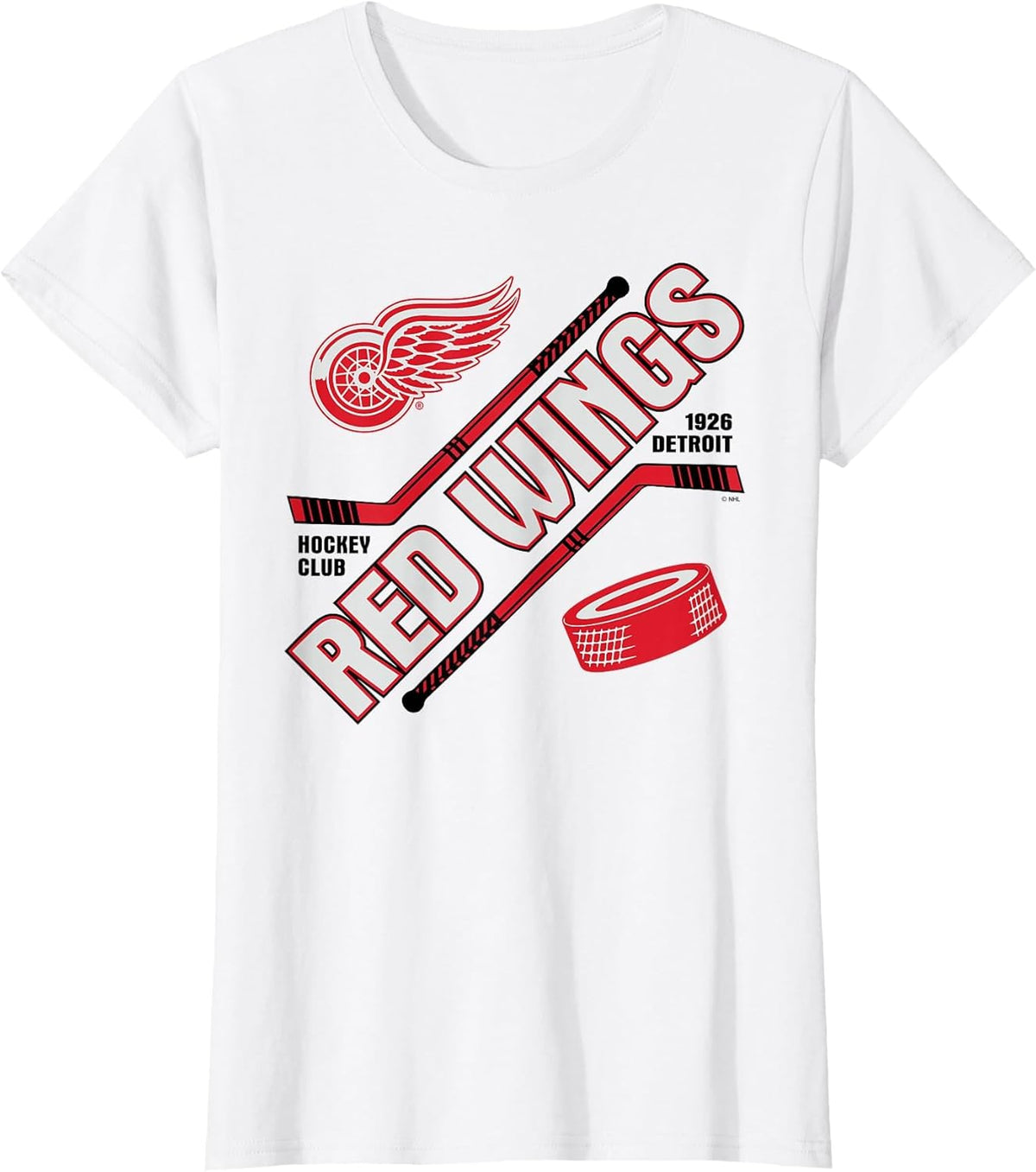 Detroit Red Wings Force White Officially Licensed