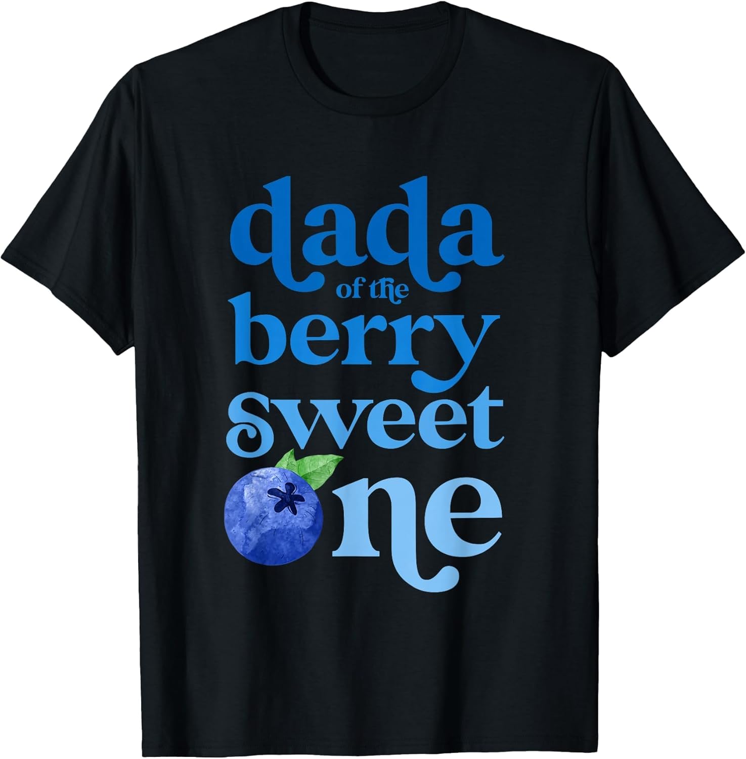 Dada Dad First Birthday Berry Sweet One Blueberry 1st Bday