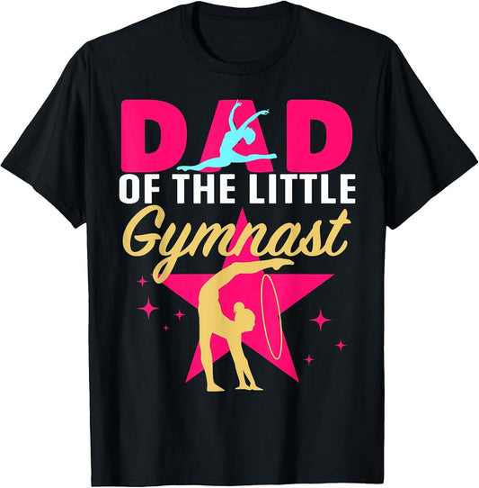 Dad Little Gymnast Girl Birthday Gymnastics Themed Party