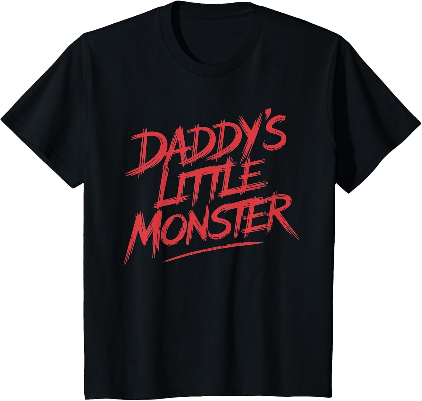 Daddy's Little Monster Halloween Costume T Shirt for Kids