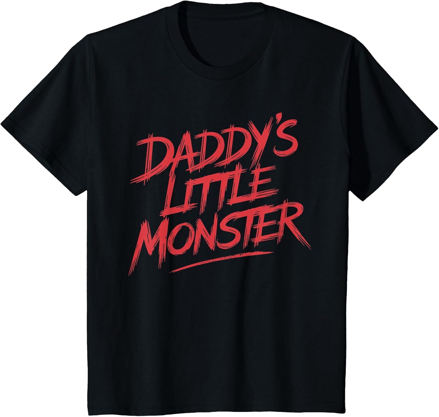 Daddy's Little Monster Halloween Costume T Shirt for Kids