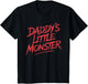 Daddy's Little Monster Halloween Costume T Shirt for Kids