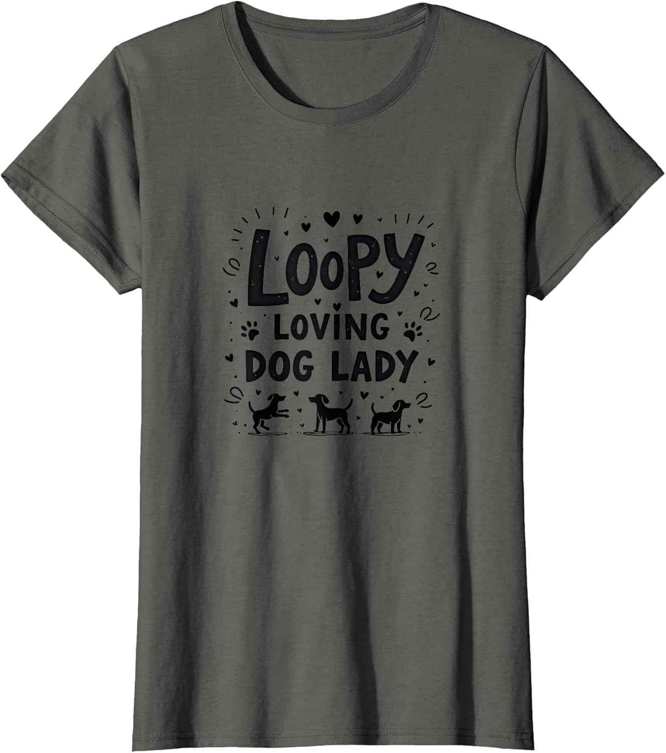 Loopy Loving Dog Lady Crazy Dog Design