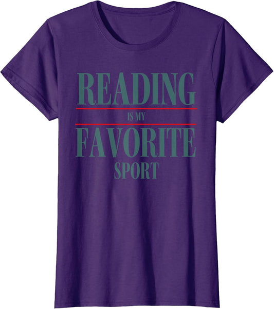 Funny Reading is My Favorite Sport Book Lover Quote