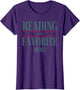 Funny Reading is My Favorite Sport Book Lover Quote