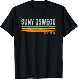 Vintage Stripes SUNY Oswego NY