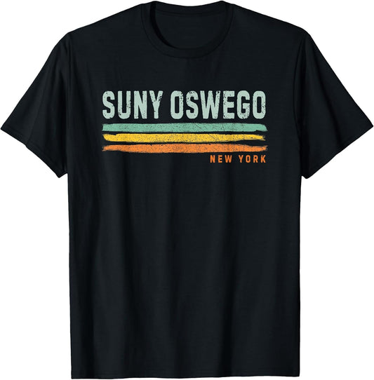 Vintage Stripes SUNY Oswego NY