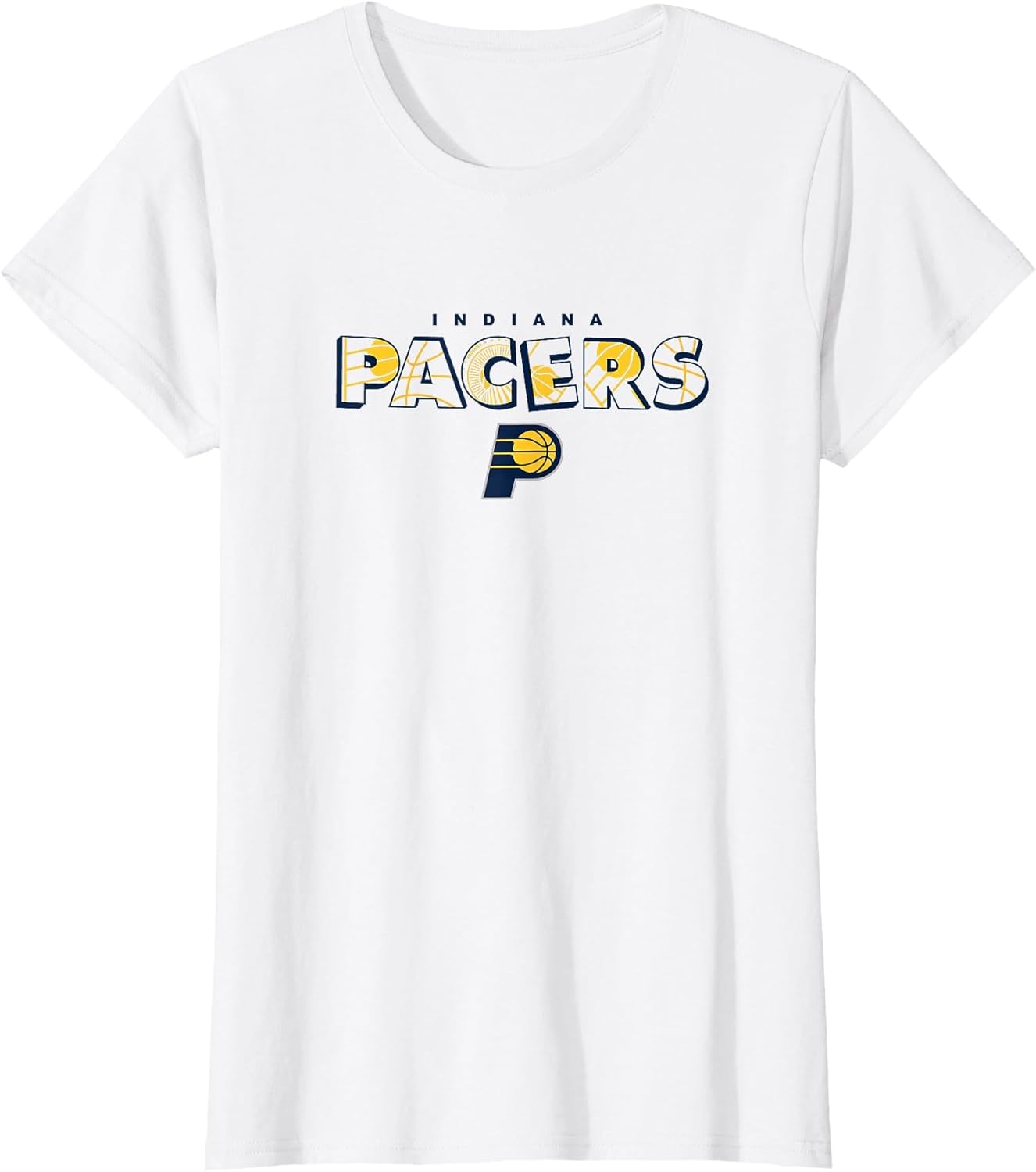 NBA - Indiana Pacers Logo Knockout White