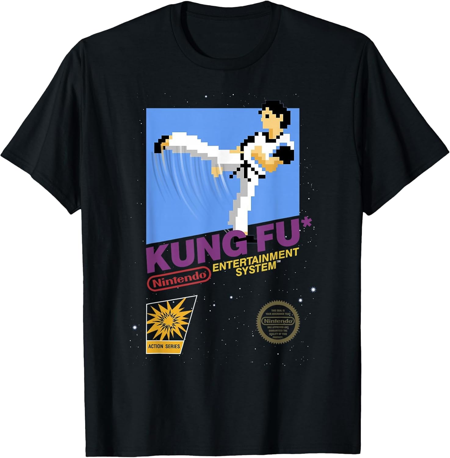Nintendo NES Kung Fu Action Series Retro Graphic