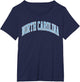 Retro North Carolina Blue Souvenir Simple North Carolina