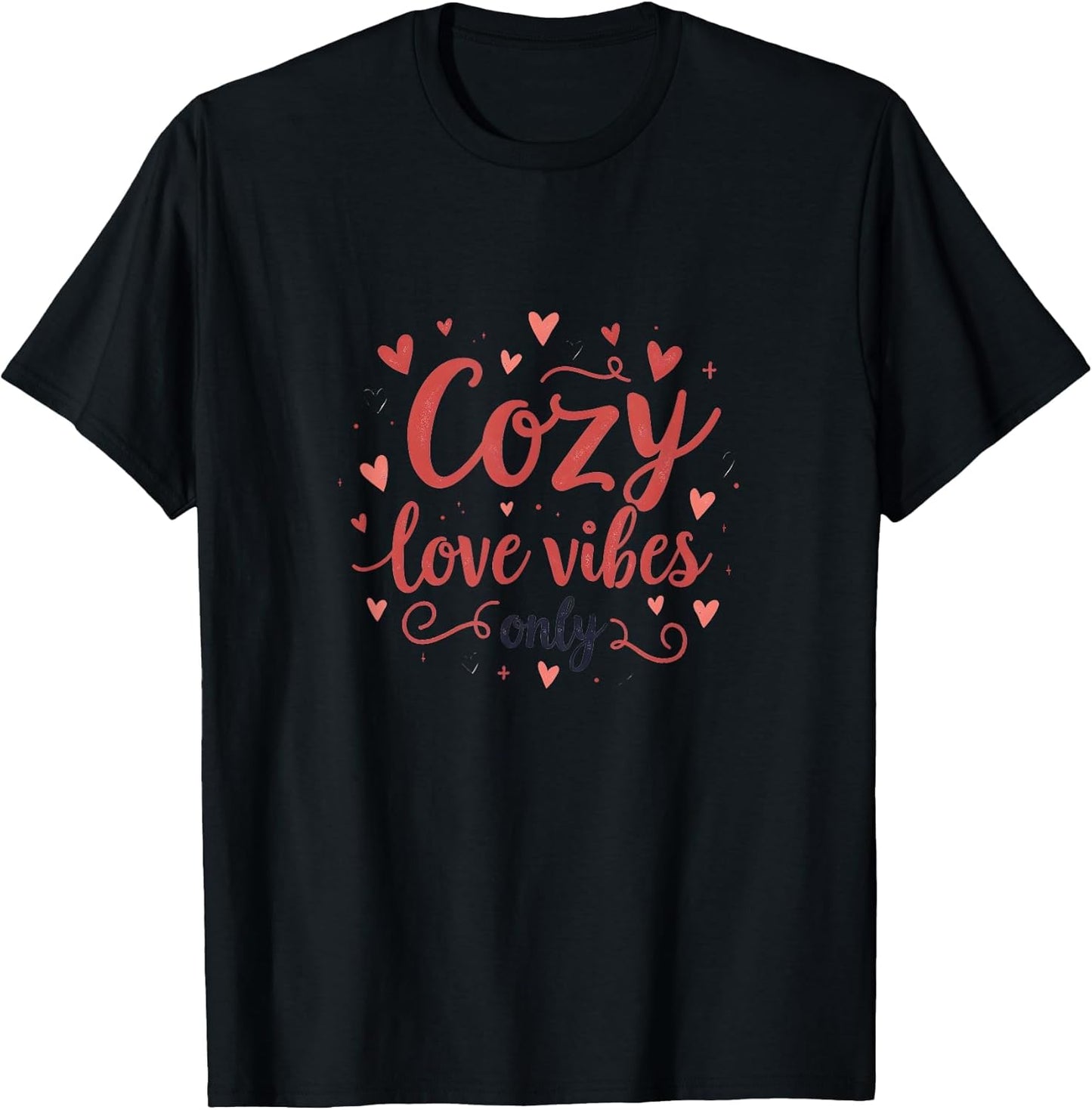 Cozy Love Vibes Only Valentine's Design