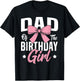 Coquette Pink Bow Men Dad of The Birthday Girl