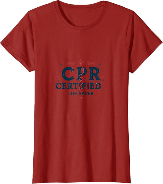 CPR Certified Life Saver Nurse Design