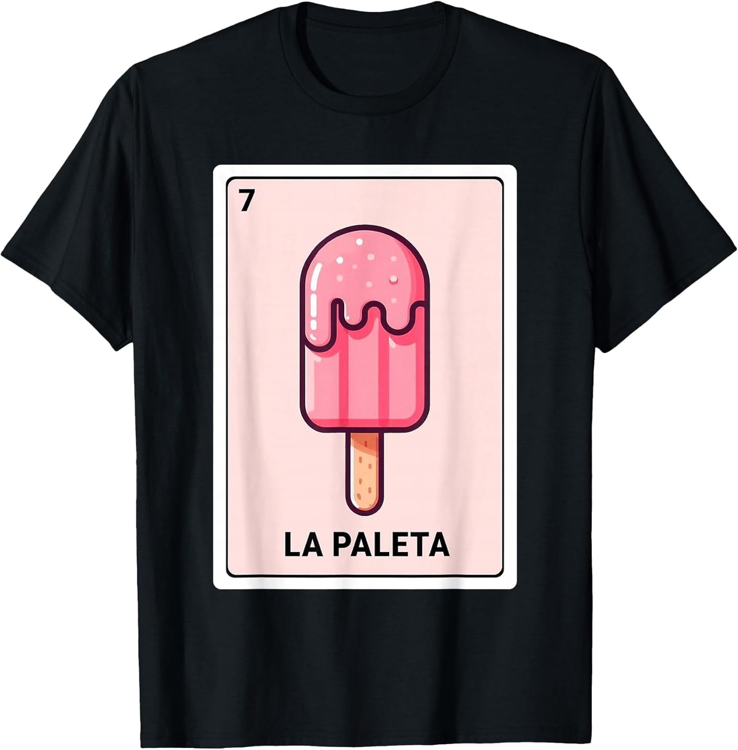 La Paleta Latina Popsicle Ice Cream Lover Mexican Bingo Card