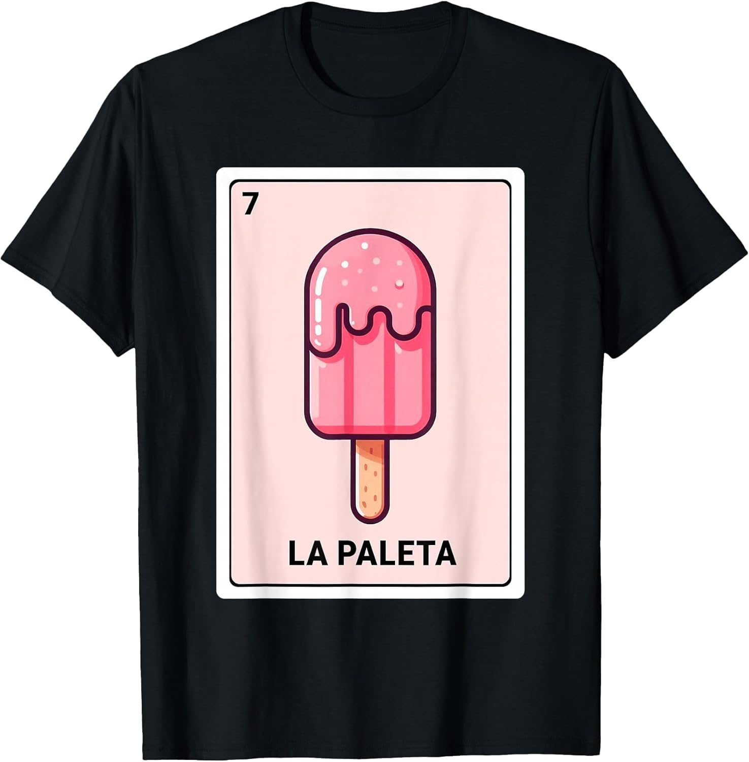 La Paleta Latina Popsicle Ice Cream Lover Mexican Bingo Card