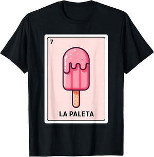 La Paleta Latina Popsicle Ice Cream Lover Mexican Bingo Card
