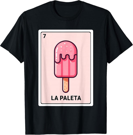 La Paleta Latina Popsicle Ice Cream Lover Mexican Bingo Card