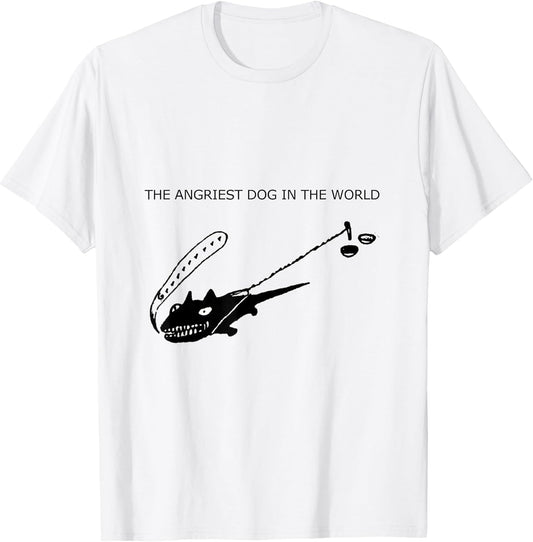 Angry Dog Stiffly Growling Geek Nerd Funny Comic