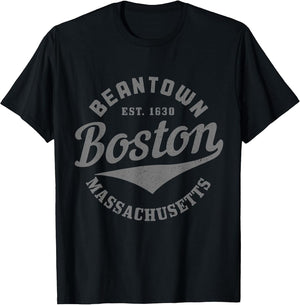 Boston Massachusetts Beantown Est. 1630 Pride Vintage