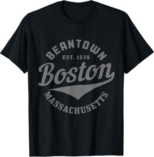 Boston Massachusetts Beantown Est. 1630 Pride Vintage