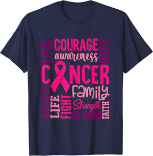 Pink Breast Cancer Awareness Survivor Supporter