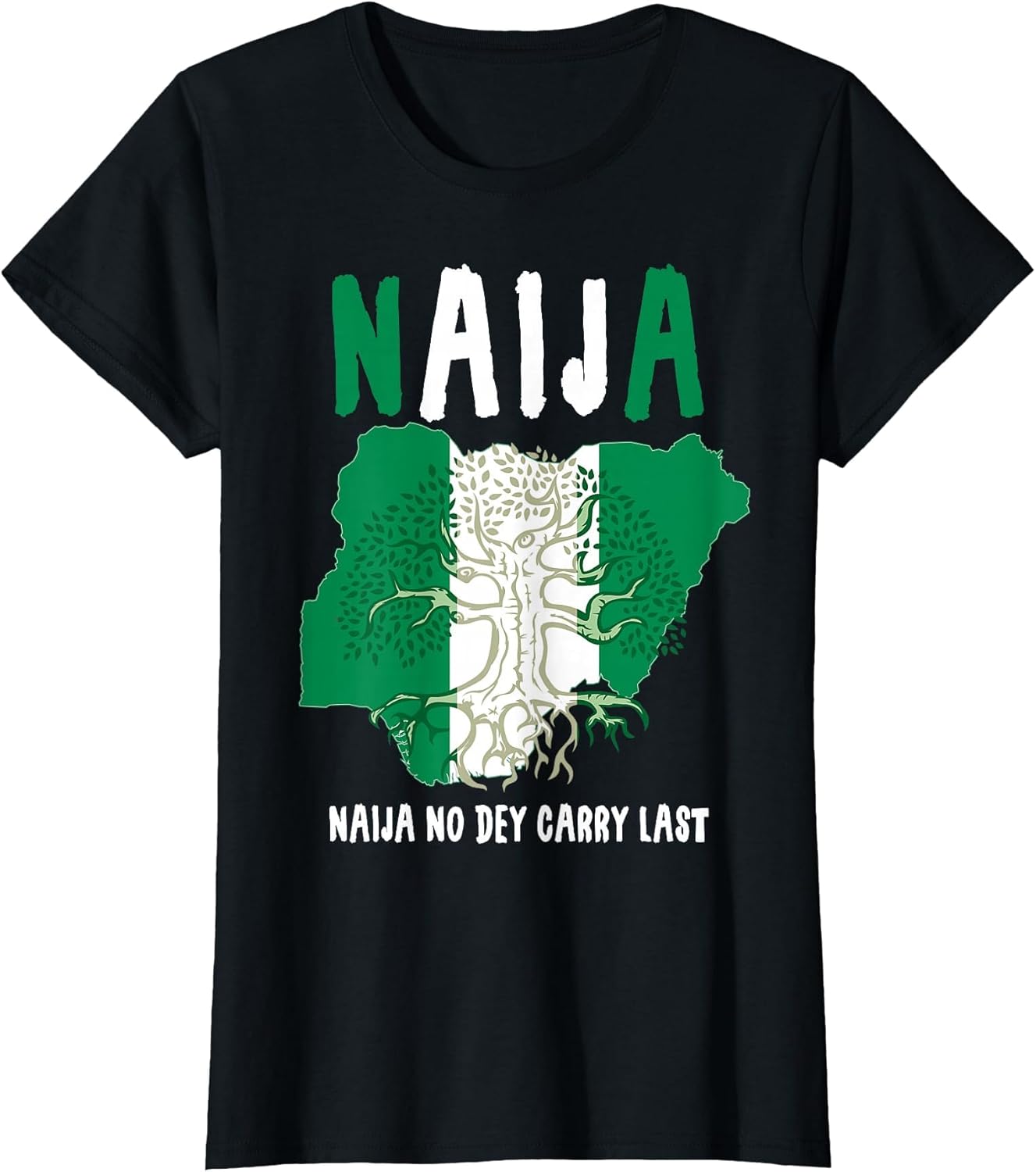 Naija Heritage Nigerian Roots Idea & Nigeria Flag
