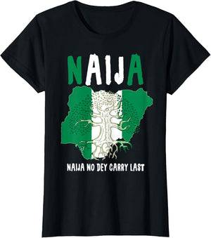 Naija Heritage Nigerian Roots Idea & Nigeria Flag
