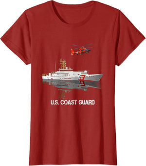 US Coast Guard Veteran T Shirt Vintage USCG Veteran Gift