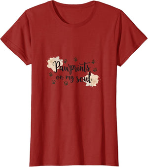 Pawprints On My Soul Dog Love Design