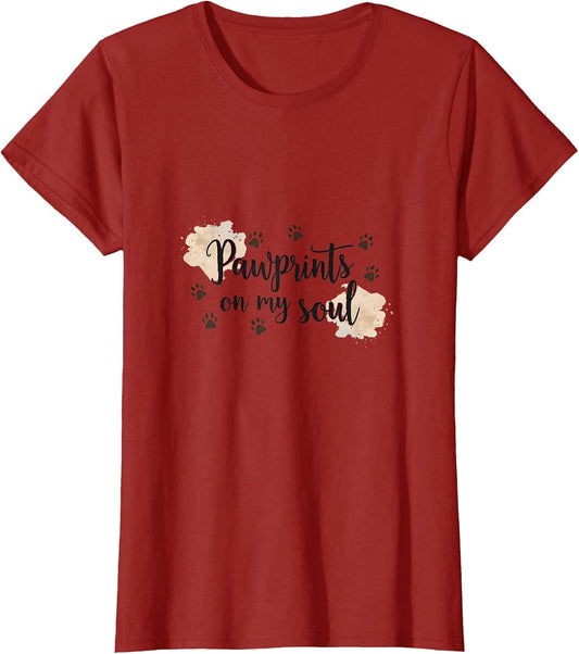Pawprints On My Soul Dog Love Design
