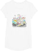 Rocket Power Iconic Rockey Gang Distressed Big Chest Logo